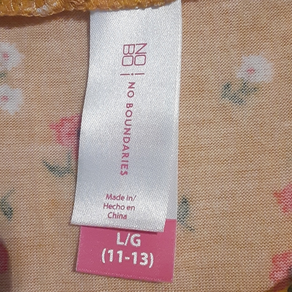 Mustard yellow floral lace shirt - Picture 2 of 2